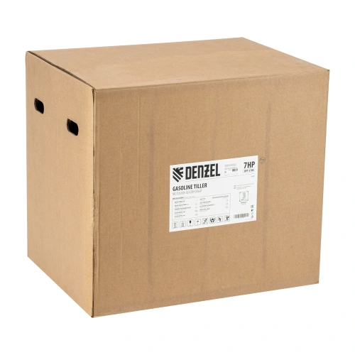 Мотоблок DPT-370X, 7 л.с, дисковое сцепление, ширина 90 см, глубина 35 см, фрез 3 х 4, ВОМ, передачи 3В/1Н Denzel по ценам производителя в Казани с доставкой по всей России