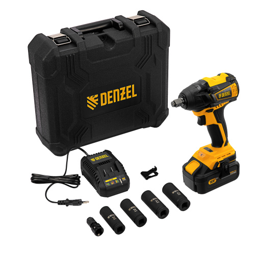 Гайковерт ударный аккумуляторный бесщет CIW-IB-300, Li-ion, 18В, 300Нм Denzel купить в Москве с доставкой по всей России | ProtosMarket.ru