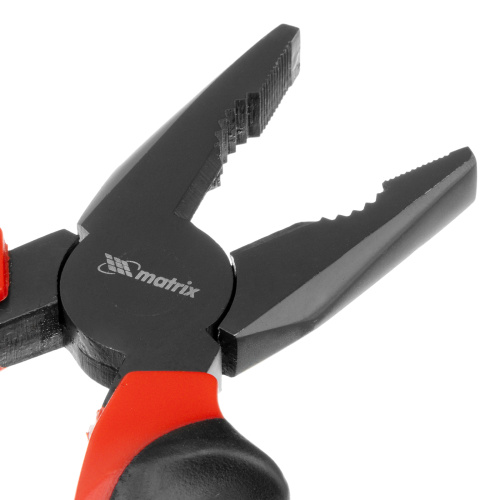 Плоскогубцы комбинированные Black Nickel, 160 мм, двухкомпонентные рукоятки Matrix купить в Москве с доставкой по всей России | ProtosMarket.ru