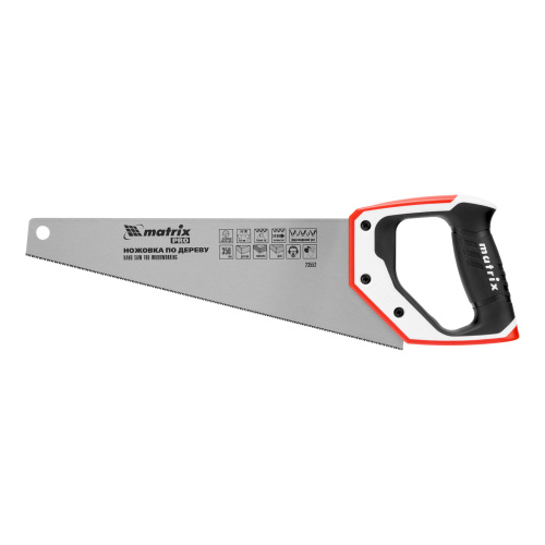 Ножовка по дереву для точных пильных работ, 350 мм, каленый зуб 3D, 14 TPI, трехкомпонентная рукоятка, Pro Matrix купить в Москве с доставкой по всей России | ProtosMarket.ru