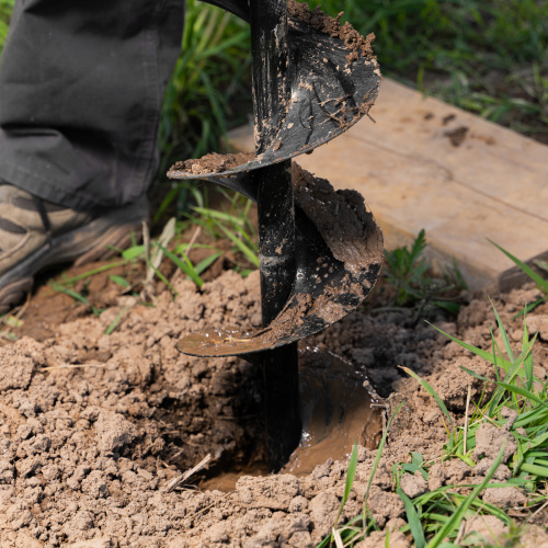 Шнек для грунта ER-150, диаметр 150 мм, длина 800 мм,соединение 20 мм, съемный нож Denzel купить в Москве с доставкой по всей России | ProtosMarket.ru