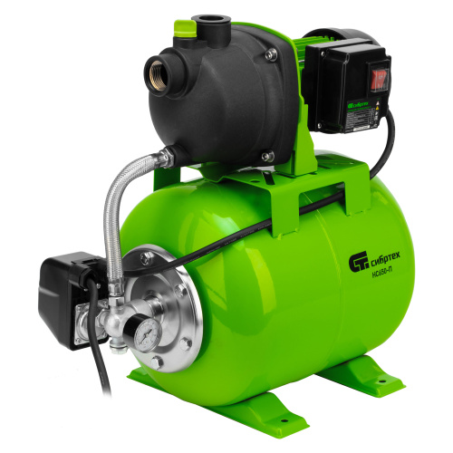 Насосная станция НС650-П, 650 Вт, напор 37 м, 3200 л/ч, ресивер 19 л Сибртех купить в Москве с доставкой по всей России | ProtosMarket.ru