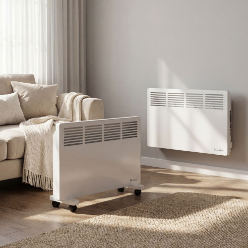 Конвектор электрический КМ-1500.2, 230 В, 1500 Вт, X-образный нагреватель, колеса, термостат MTX по ценам производителя в Казани с доставкой по всей России