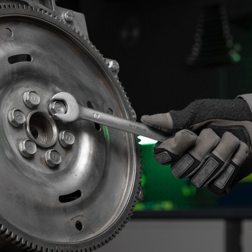 Набор ключей комбинированных 6-19 мм, 8 шт., CrV, матовый хром Stels купить в Москве с доставкой по всей России | ProtosMarket.ru