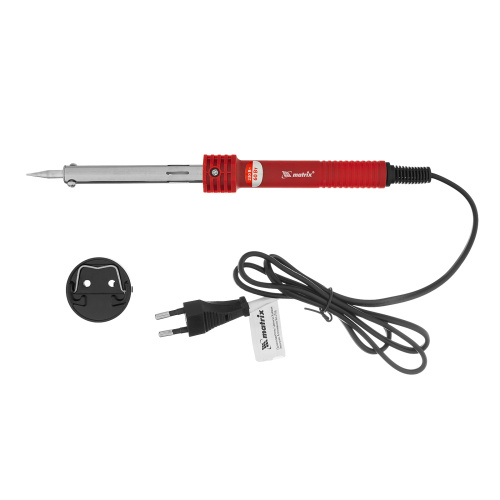 Паяльник, пластиковая рукоятка, медный наконечник с долговечным защитным покрытием, 220 В, 60 W Matrix по ценам производителя в Казани с доставкой по всей России