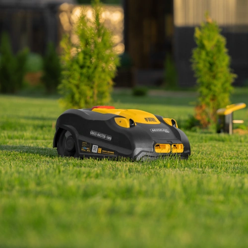 Робот-газонокосилка Grass Master 1000  1000м², 3Ач, 28V, LCD дисплей, Wi-Fi Denzel по ценам производителя в Казани с доставкой по всей России