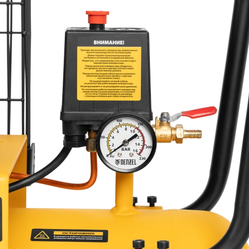 Компрессор воздушный, ременный привод BCI4000-T/100, 4.0 кВт, 100 литров, 690 л/мин Denzel по ценам производителя в Казани с доставкой по всей России