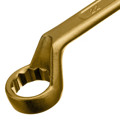 Ключ накидной, 20 х 22 мм, желтый цинк Сибртех купить в Москве с доставкой по всей России | ProtosMarket.ru