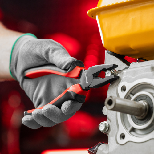 Плоскогубцы комбинированные Black Nickel, 180 мм, двухкомпонентные рукоятки Matrix купить в Москве с доставкой по всей России | ProtosMarket.ru