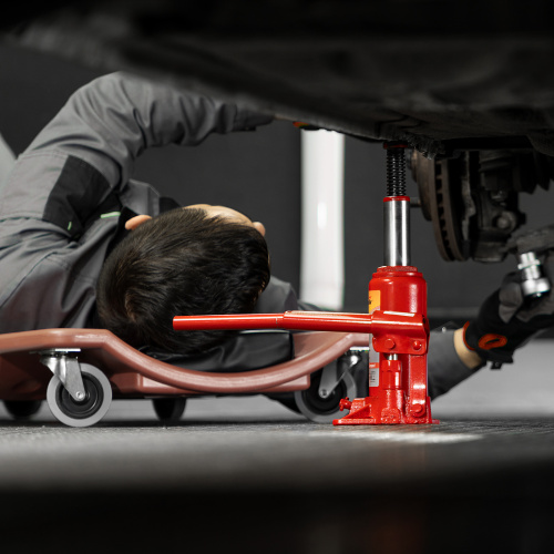 Домкрат гидравлический бутылочный 5 т, h подъема 180-340 мм Sparta Compact купить в Москве с доставкой по всей России | ProtosMarket.ru