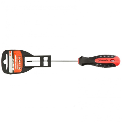 Отвертка Fusion, PH0 х 100 мм, CrV, трехкомпонентная рукоятка "Anti slip" Matrix купить в Москве с доставкой по всей России | ProtosMarket.ru