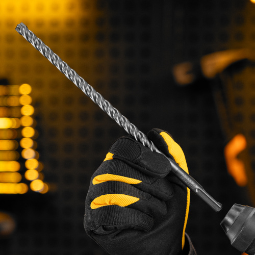 Бур по бетону, цельная крестовая пластина, 10x265 мм, SDS PLUS Denzel по ценам производителя в Казани с доставкой по всей России