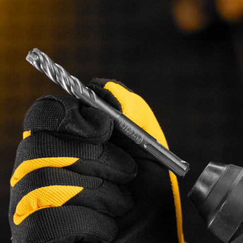 Бур по бетону, цельная крестовая пластина, 10x115 мм, SDS PLUS Denzel по ценам производителя в Казани с доставкой по всей России