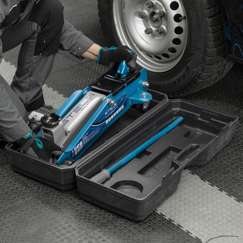 Домкрат гидравлический подкатной, высокий подъем, 3т, SUV, 190-535 мм, в кейсе Stels купить в Москве с доставкой по всей России | ProtosMarket.ru