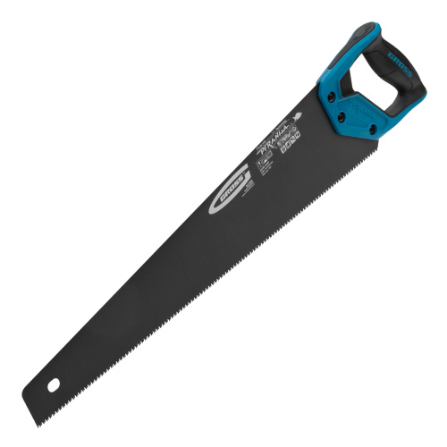 Ножовка по дереву "Piranha", 550 мм, 11-12 TPI, зуб-3D, каленый зуб, тефлоновое покрытие полотна, двухкомпонентная рукоятка Gross купить в Москве с доставкой по всей России | ProtosMarket.ru