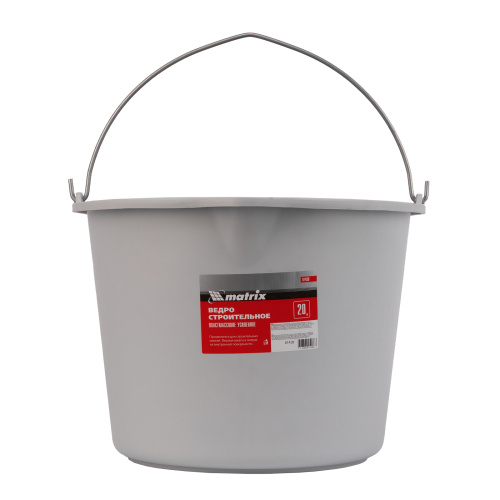 Ведро строительное пластмассовое 20 л, усиленное Matrix купить в Москве с доставкой по всей России | ProtosMarket.ru