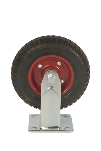 Колесо большегрузное неповоротное PF 200 200 мм резина с протектором (F) купить в Москве с доставкой по всей России | ProtosMarket.ru