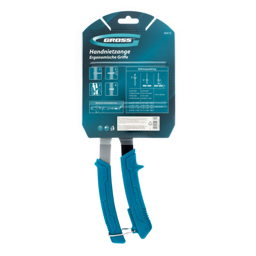 Заклепочник ручной, 260 мм, заклепки 2,4-3,2-4,0-4,8 мм Gross купить в Москве с доставкой по всей России | ProtosMarket.ru