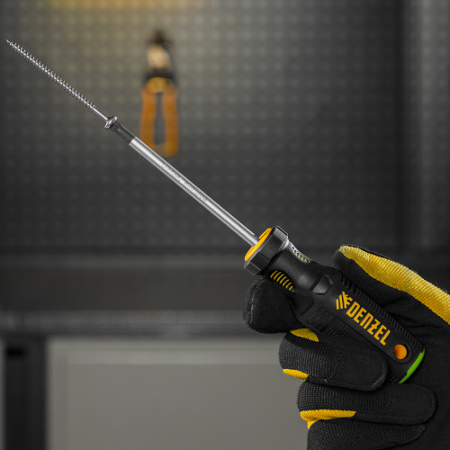 Отвертка PZ2x100 мм, CrV, трехкомпонентная рукоятка Denzel по ценам производителя в Казани с доставкой по всей России