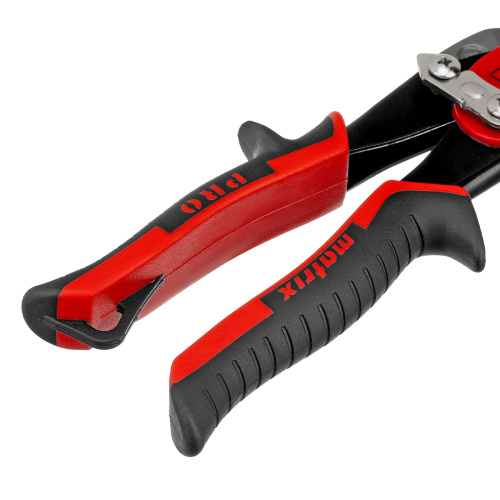 Ножницы по металлу, 250 мм, левый рез, сталь CRMO, двухкомпонентные рукоятки, PRO Matrix купить в Москве с доставкой по всей России | ProtosMarket.ru