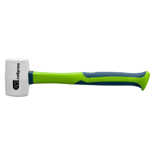 Киянка резиновая, 225 г, белая резина, фибергласовая рукоятка Сибртех купить в Москве с доставкой по всей России | ProtosMarket.ru