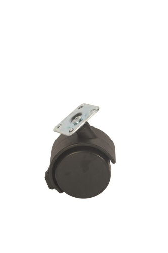 Колесо мебельное поворотное TWPB 50 50 мм с площадкой и тормозом купить в Москве с доставкой по всей России | ProtosMarket.ru