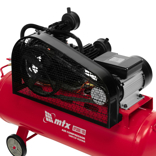 Компрессор воздушный ременный привод КР3000/100  3,0 кВт, 100 литров, 510 л/мин МТХ купить в Москве с доставкой по всей России | ProtosMarket.ru