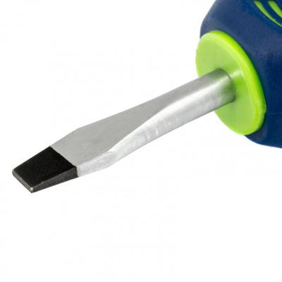 Отвертка, SL6 х 38 мм, CrV, двухкомпонентная рукоятка Сибртех купить в Москве с доставкой по всей России | ProtosMarket.ru