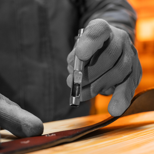 Набор пробойников для кожи 3 4 5 6 7 8 9 10 12 14 16 19 мм, 12 шт, чехол Сибртех купить в Москве с доставкой по всей России | ProtosMarket.ru