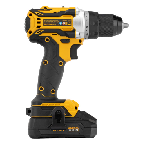 Дрель-шуруповерт аккумуляторная, бесщет. BLDL-18-02 Li-Ion, 18 В Denzel купить в Москве с доставкой по всей России | ProtosMarket.ru