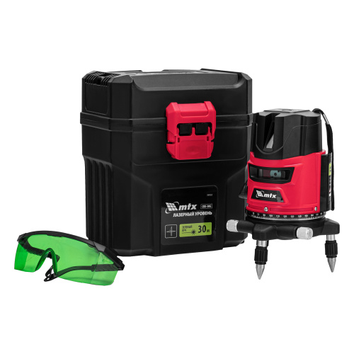 Лазерный уровень CRX-30G, 30 м, зеленый луч, батарейки, резьба 5/8" MTX по ценам производителя в Казани с доставкой по всей России