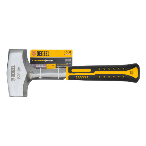 Кувалда 1,5 кг, цельнометаллическая, двухкомпонентная рукоятка Denzel купить в Москве с доставкой по всей России | ProtosMarket.ru