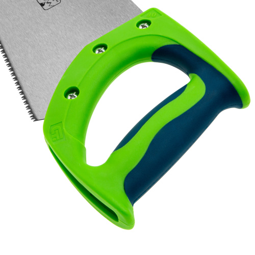 Ножовка по дереву "Зубец", 400 мм, 11 TPI, зуб 2D, каленый зуб, 2-х компонентная рукоятка Сибртех купить в Москве с доставкой по всей России | ProtosMarket.ru