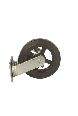 Колесо большегрузное поворотное SCdb 80 200 мм обрезиненное с тормозом (N) купить в Москве с доставкой по всей России | ProtosMarket.ru