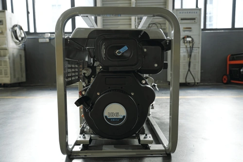 Генератор дизельный 5,0 кВт 220В с электростартером и колесами TOR KM5000D по ценам производителя в Казани с доставкой по всей России