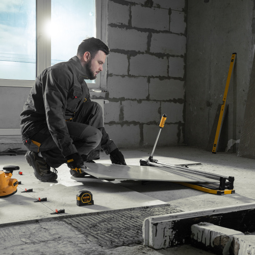 Плиткорез 800х14мм, цельнометал. напр., каретка на подш., стальная станина, рукоятка-пенал Denzel по ценам производителя в Казани с доставкой по всей России