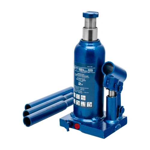 Домкрат гидравлический бутылочный телескопический, 2 т, H подъема 170-380 мм Stels купить в Москве с доставкой по всей России | ProtosMarket.ru