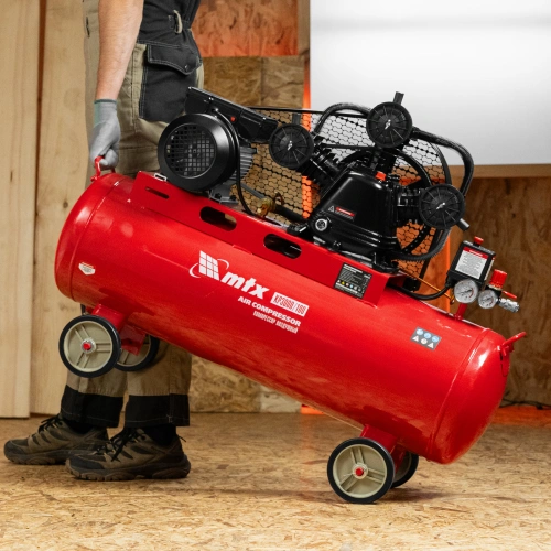 Компрессор воздушный ременный привод КР3000/100  3,0 кВт, 100 литров, 510 л/мин МТХ по ценам производителя в Казани с доставкой по всей России