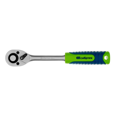 Ключ-трещотка 1/2", 45 зубьев, с быстрым сбросом, матовый хром Сибртех купить в Москве с доставкой по всей России | ProtosMarket.ru