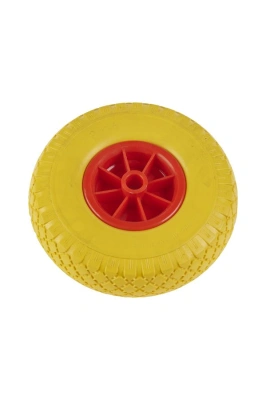 Колесо литое полиуретановое 260 мм PU 1805-2 с пластиковым ободом (без подшипника) по ценам производителя в Казани с доставкой по всей России