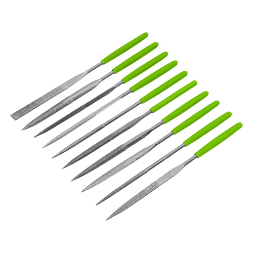 Набор надфилей алмазных, 140 х 50 х 3 мм, 10 шт Сибртех купить в Москве с доставкой по всей России | ProtosMarket.ru