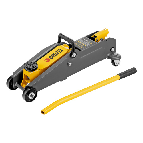 Домкрат гидравлический подкатной, 2 т, 135-385 мм Denzel по ценам производителя в Казани с доставкой по всей России