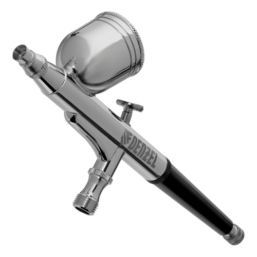 Аэрограф с верхним бачком AB1, 0.2/0.3/0.5 мм, 7 мл, 9 л/мин Denzel по ценам производителя в Казани с доставкой по всей России