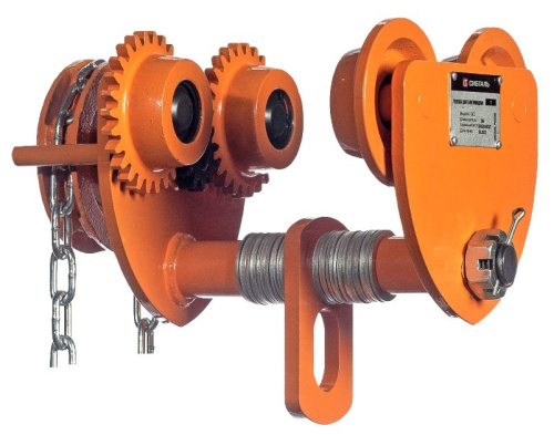 Тележка для тали приводная  1 т х 9 м GCL купить в Москве с доставкой по всей России | ProtosMarket.ru
