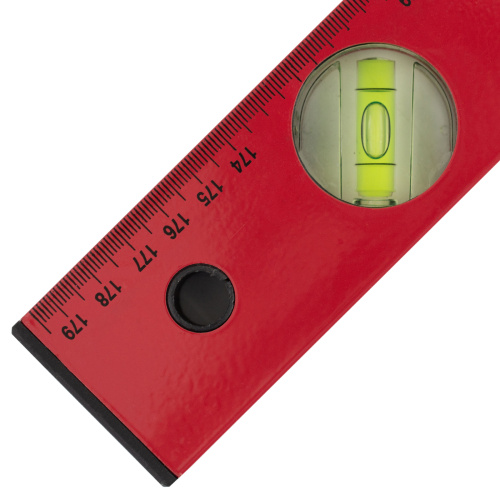 Уровень алюминиевый, 1800 мм, 3 глазка, красный, линейка MTX купить в Москве с доставкой по всей России | ProtosMarket.ru