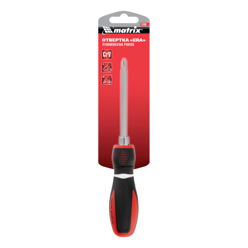 Отвертка комбинированная, SL6/PH2, CrV, двухкомпонентная рукоятка Matrix купить в Москве с доставкой по всей России | ProtosMarket.ru