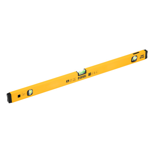 Уровень алюминиевый, магнит, фрезерованный, 3 глазка (1 зеркал.) 0,5 мм/м, 800 мм Denzel по ценам производителя в Казани с доставкой по всей России