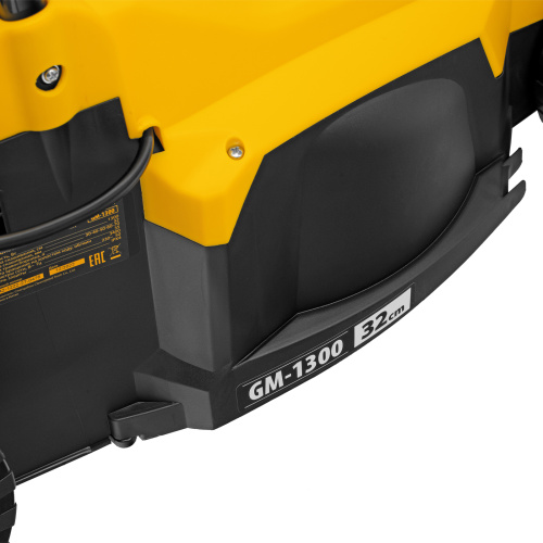 Газонокосилка электрическая GM-1300, 1300 Вт, шир. 32 см, 5 уров., травосб. 35 л Denzel купить в Москве с доставкой по всей России | ProtosMarket.ru