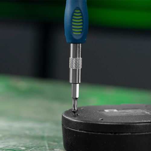 Отвертки реверсивные с набором бит и торцевыми головками, 41 шт, CrV Сибртех купить в Москве с доставкой по всей России | ProtosMarket.ru