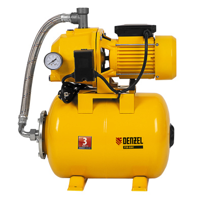 Насосная станция эжекторная PSD800C, 800 Вт, 2400 л/ч, ресивер 24 л, всасывание 20 м Denzel купить в Москве с доставкой по всей России | ProtosMarket.ru